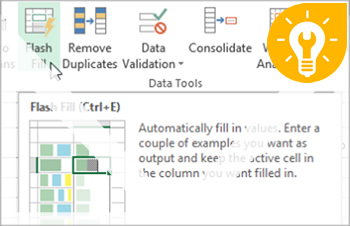 Excel Flash Fill: Unbekannt & super-praktisch!