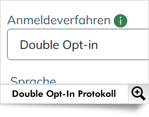 Natürlich kann ein Double Opt-in Anmeldeverfahren (mit autom. Bestätigung) mit wenigen Klicks realisiert werden. Sämtliche Schritte werden dabei lückenlos protokolliert!