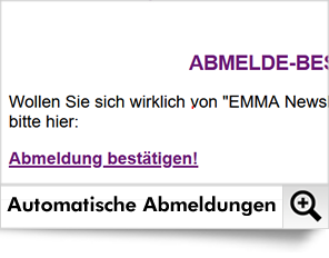 Anmeldungen, Abmeldungen und Datenänderungen funktionieren völlig automatisiert.