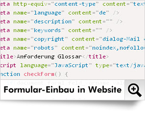 Das Anmeldeformular können Sie sowohl über einen ganz einfachen Link aufrufen als auch den kompletten HTML-Code nach Belieben in Ihre Website einbinden.