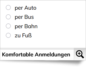 Über die mächtigen Power-Formulare können auch überaus komplexe Anmelde-Formulare realisiert werden – ganz ohne HTML-Kenntnisse.