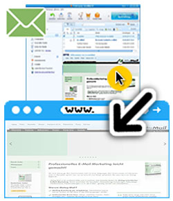 Mit dieser mächtigen Funktion können Sie direkt in dialog-Mail Landing-Pages anlegen - auch komplett im Design Ihrer Website.