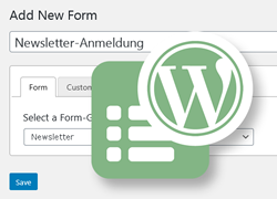 Anmeldeformulare für Wordpress-Websites