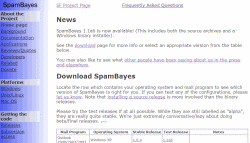 SpamBayes ist eine wirkungsvolle Anti-Spam Software. Wir mögen sie!