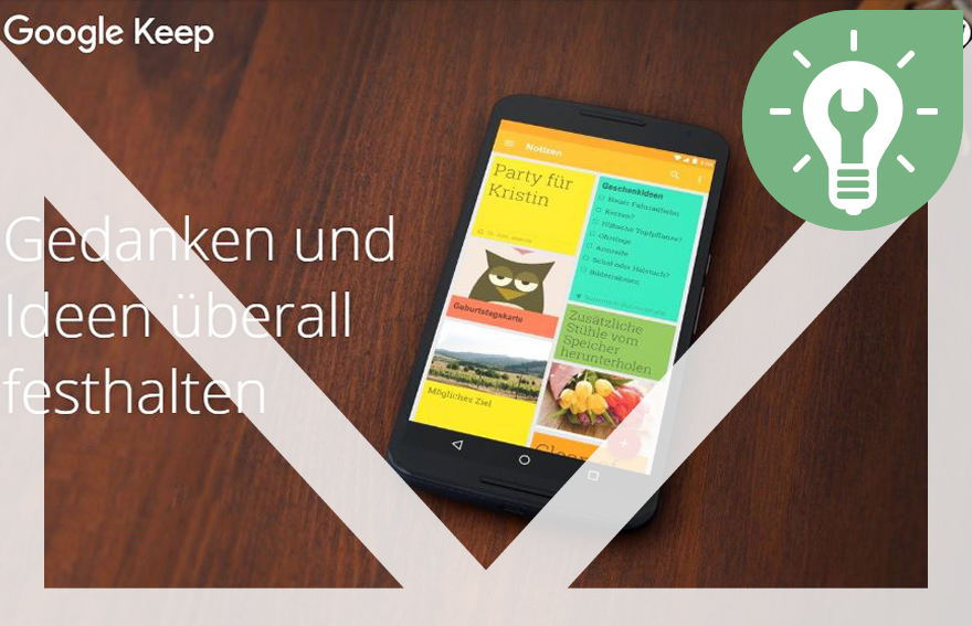 Google Keep: Newsletter-Ideen jederzeit und überall festhalten