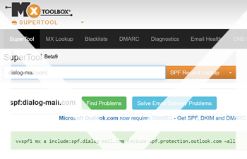 Tool zur Überprüfung des SPF-Eintrags