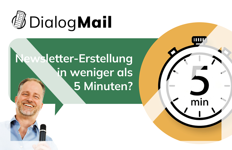 Ein fertiger Newsletter in weniger als 5 Minuten?